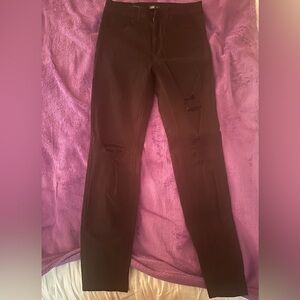 wild fable Size Small Black Highest Rise Ripped Skinny Jeans